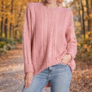 JOHN AND JENN CABLE KNIT SWEATER